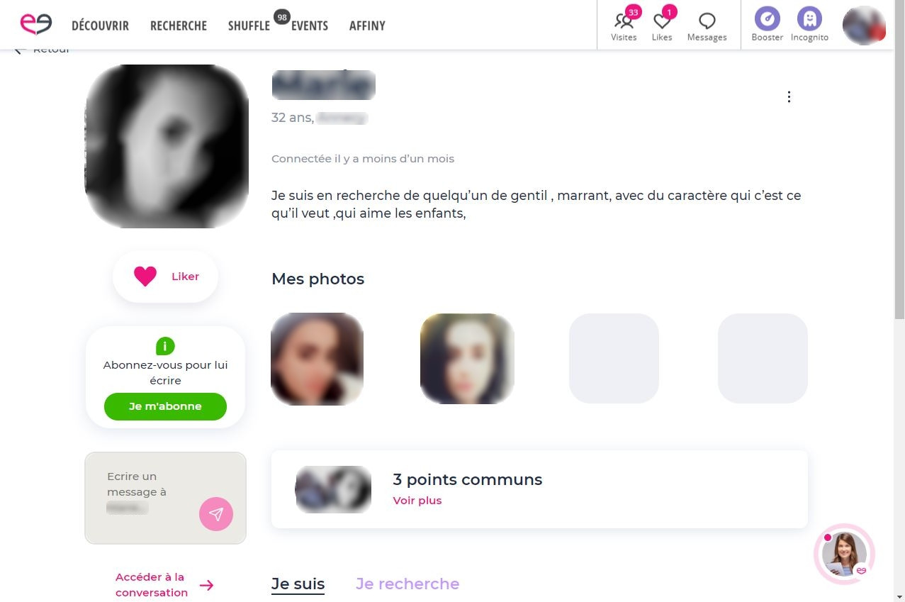 Meetic Accueil